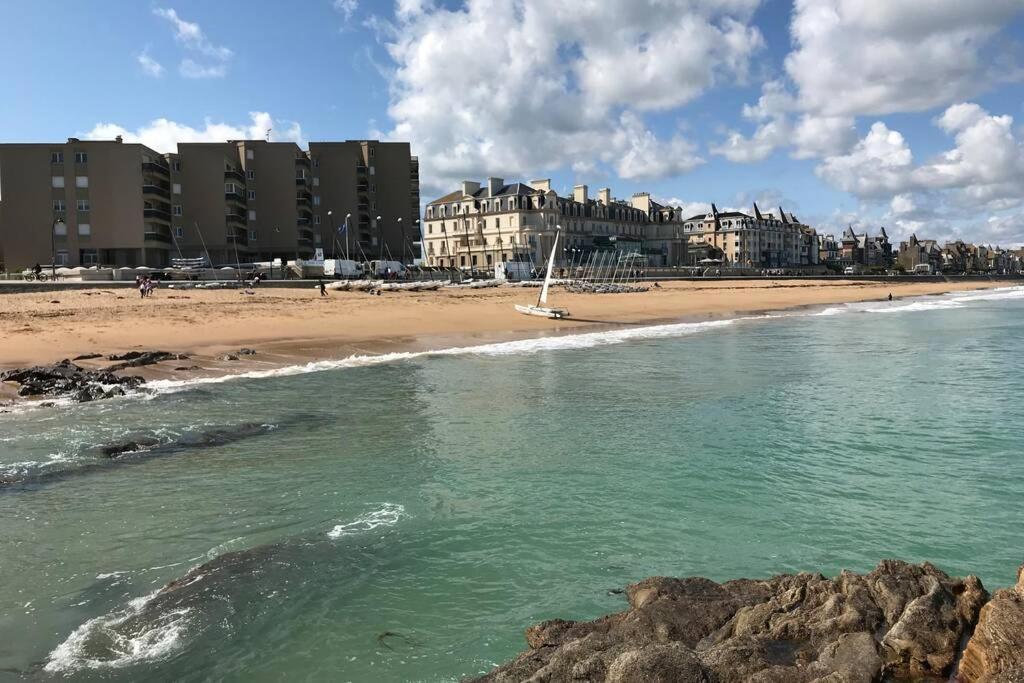 Ideal - Plage, Jardin & Jacuzzi, Proche Plage Et Thalasso - 1 A 6 Personnes سان مالو المظهر الخارجي الصورة