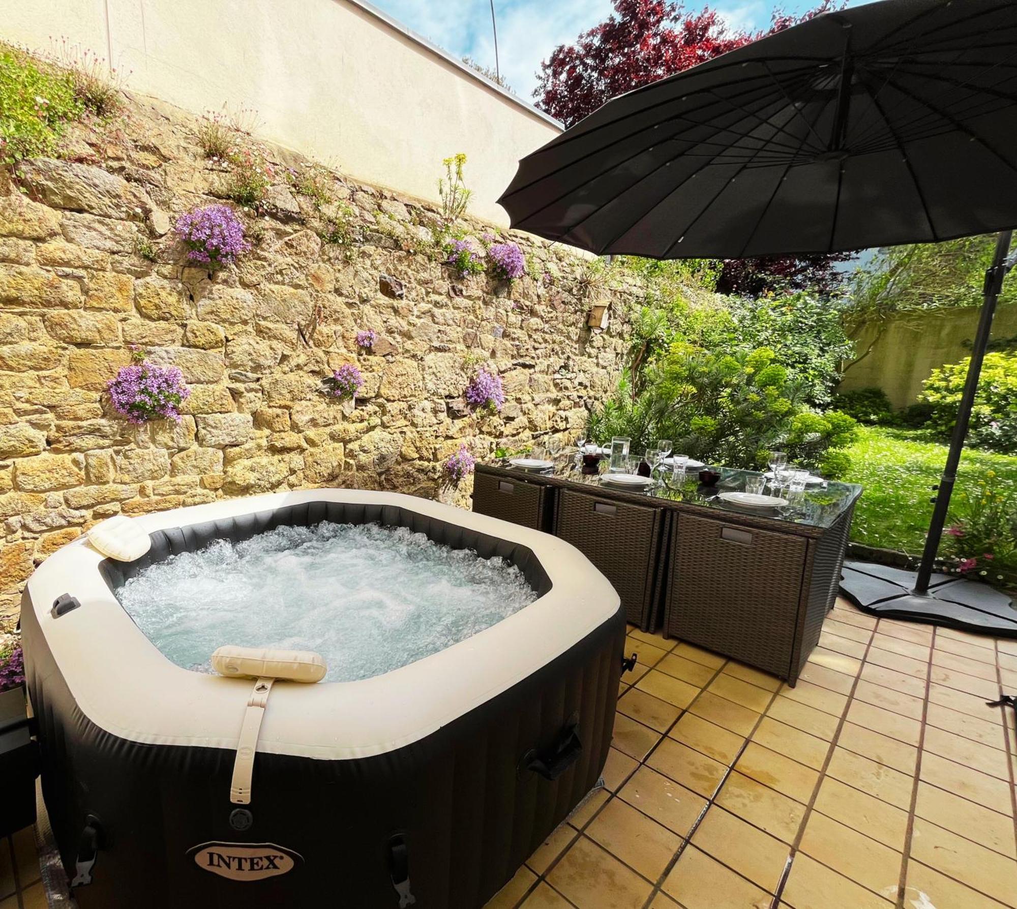 Ideal - Plage, Jardin & Jacuzzi, Proche Plage Et Thalasso - 1 A 6 Personnes سان مالو المظهر الخارجي الصورة